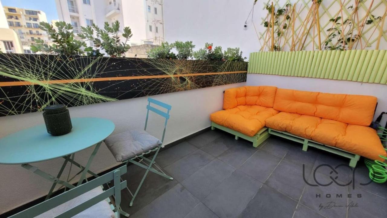Modern - 50 M From Sea - Free Wi-Fi - Super Cool - Terrace - Fully Air-Conditioned St. Paul's Bay Luaran gambar
